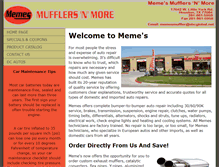 Tablet Screenshot of mufflersnmore.net